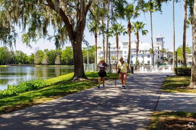 Celebration has miles of walking trails and paths available for locals to enjoy.