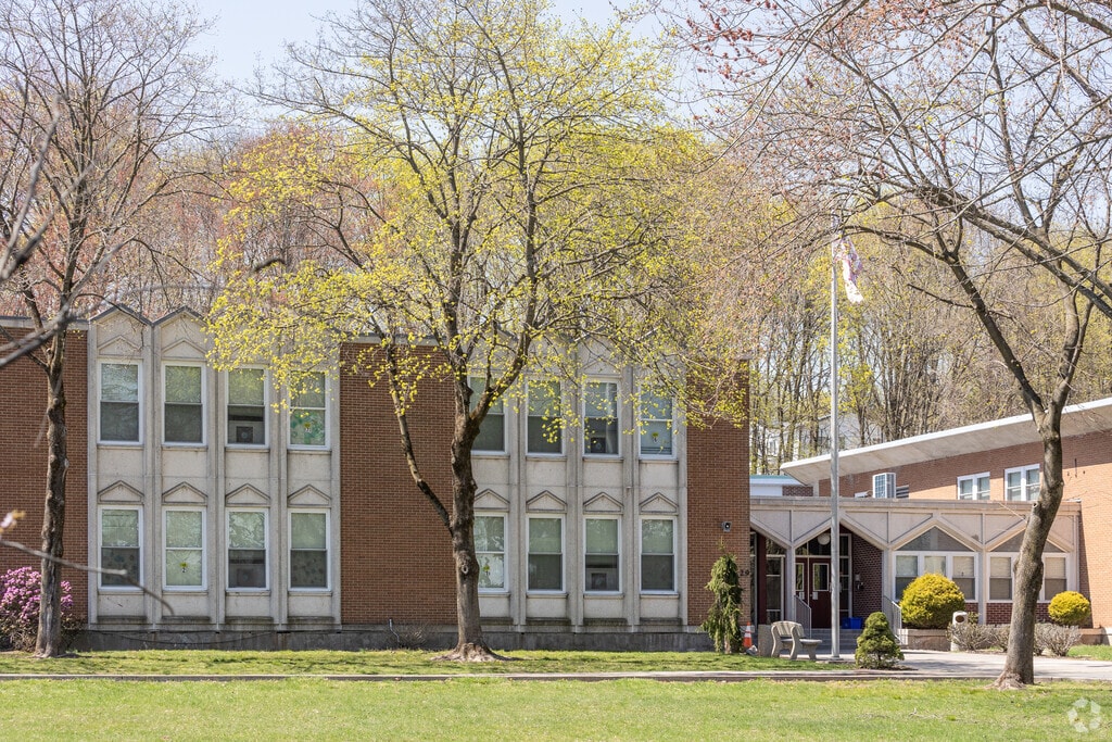 View of entrance at St Gregory Barbarigo School in Haverstraw.