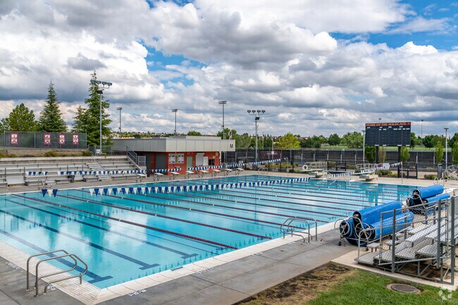 Whitney High School also has a pool for the swimmers.