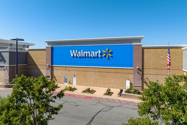 Shop for all of the essentials at the local Walmart in the Shoenberg Farms neighborhood.