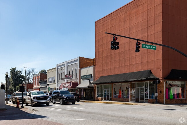 Residents of Statesboro enjoy visiting the revitalized downtown area.