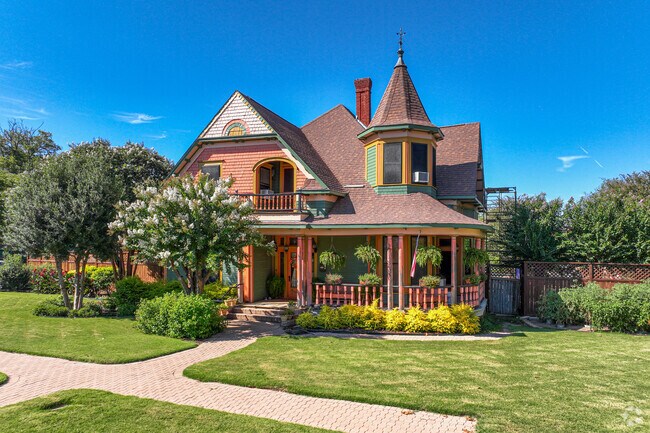 Beautiful custom homes can be found in Downtown Denison.