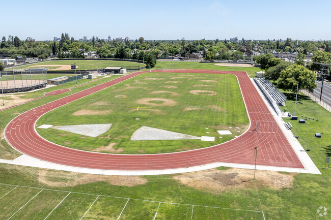 The track at Fresno High School.