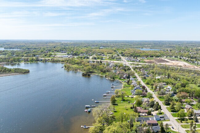 Wind Lake is mostly long-time residents with a few vacation homes.
