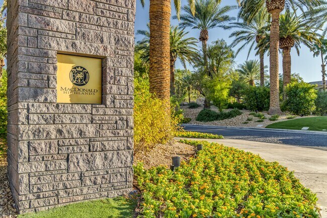 MacDonald Highlands is the Las Vegas Valley's first eco-friendly hillside community.