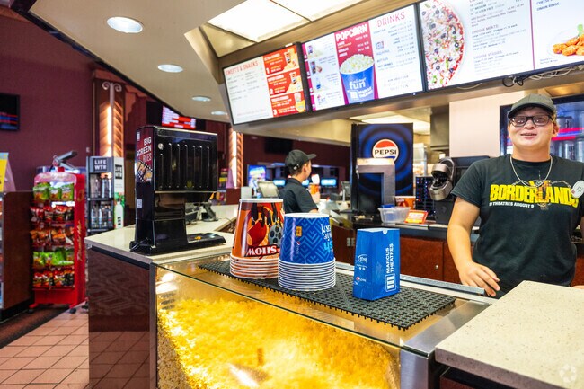 Marcus Cinema features new releases on the big screen in Olentangy High Bluffs.