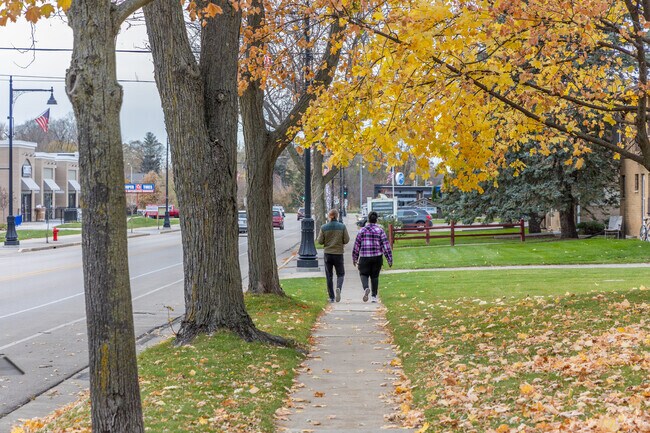 McFarland residents take a walk on an autumn afternoon.