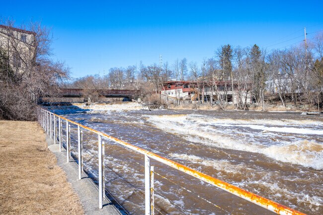 Sheboygan Falls View Park offers a close up view of the river.