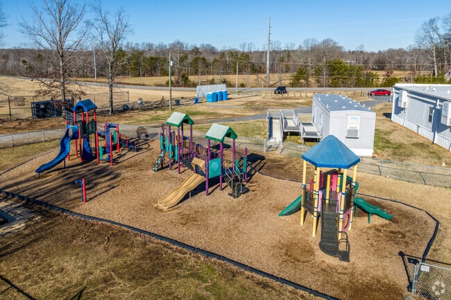 The playground at Cash Elementary has something for everyone.