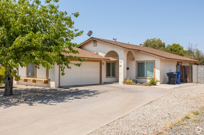 Stucco clad homes offer West Central Mesa residents a low maintenance home exterior.