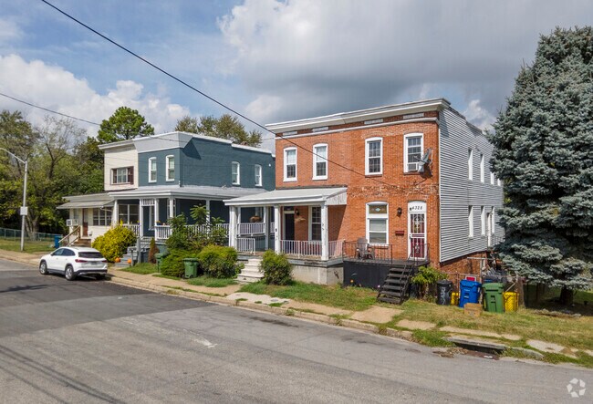 Some Orangeville duplexes have brick facades.