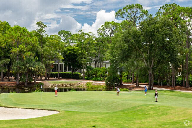 Grey Oaks golfers will love the idyllic setting of the golf course.