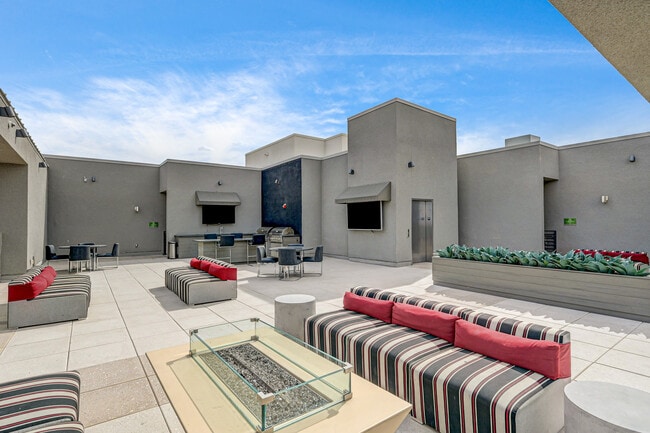 Rooftop lounge