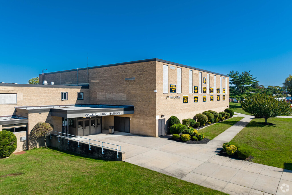 This is the gymnasium at Commack High School.