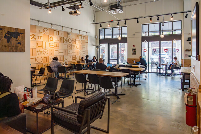 Ari Bakery serves delicious baked goods with a cozy coffee shop atmosphere to get some work done near Huntington.