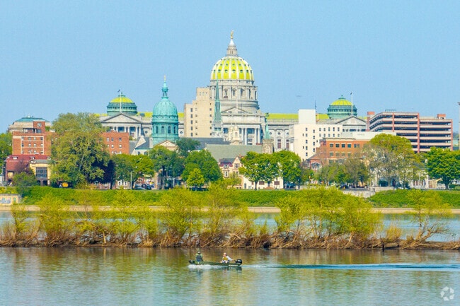 The Susquehanna River runs along Wormleysburg and offers boating and fishing opportunities.