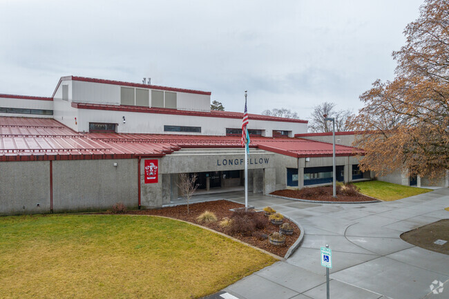 Longfellow Elementary has a small modest building in north Spokane.