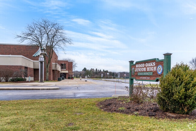 Wood Oaks Junior High School received an A+ rating from Niche.