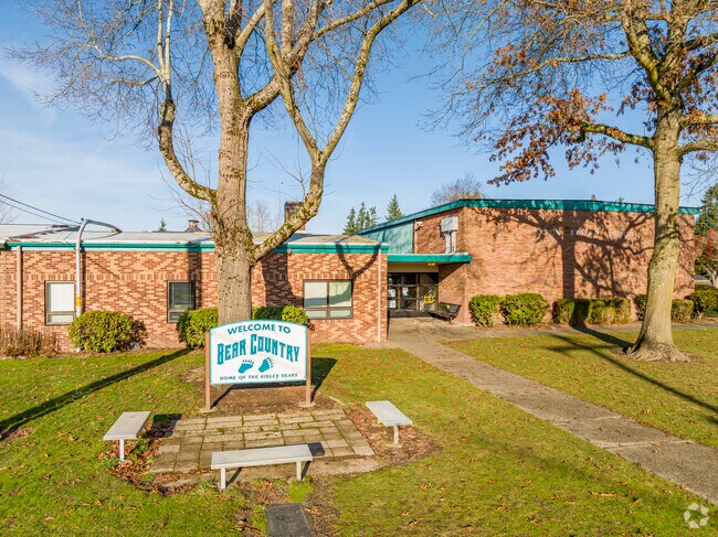 Byron Kibler Elementary School earns a B- from Niche and serves the younger students..