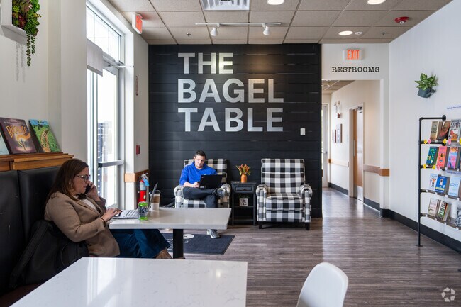 The Bagel Table in Wayland is a great spot to grab breakfast, coffee or to hangout.
