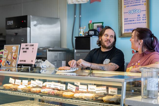 Start your morning at the Sojo's Donuts in Mesa with their all-Vegan treats and sandwiches.