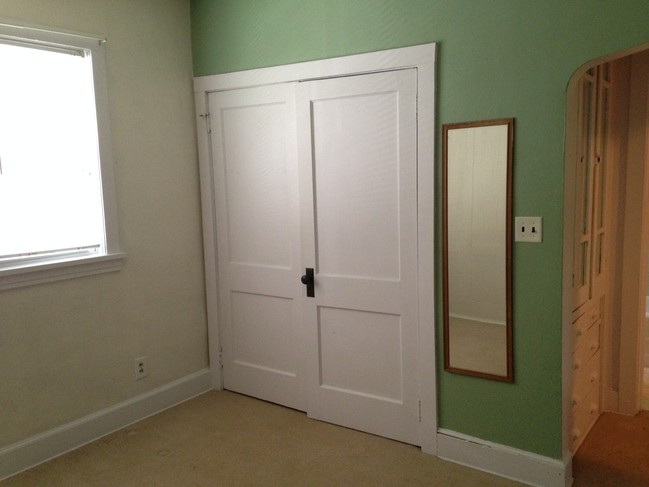 Bedroom is off white