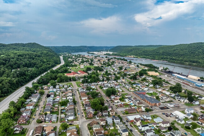 Wellsville is a quiet community that was built up along the Ohio River.