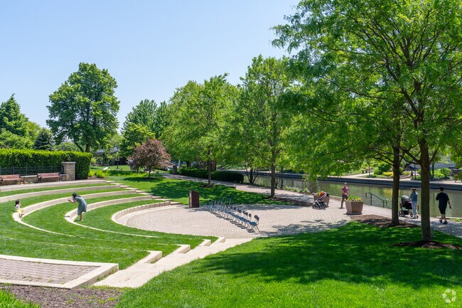 Old Farm is an easy bicycle ride from Downtown Naperville.