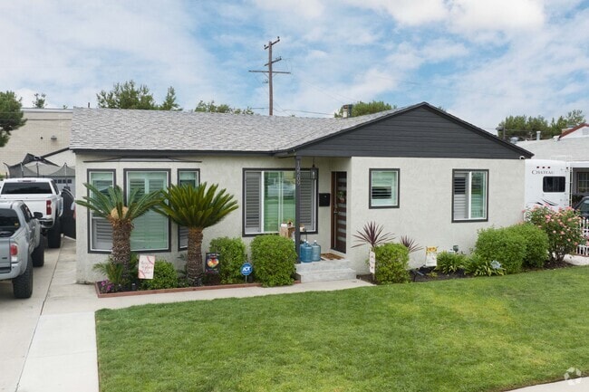 A single-family home stands in Studebaker, Norwalk, CA.