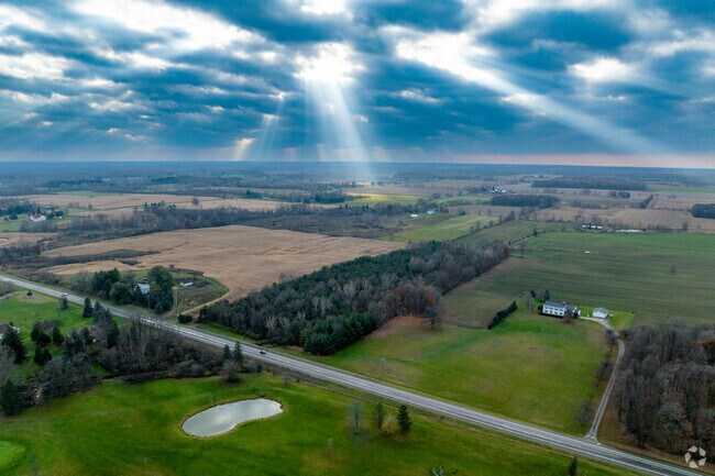 Rich Township is surrounded by farmland.
