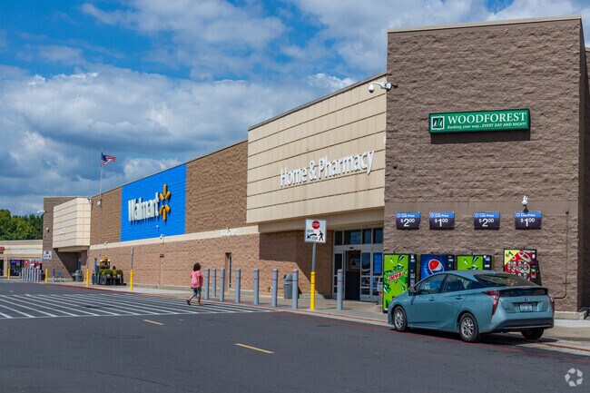 Walmart is a shopping location with proximity to Farley Place.