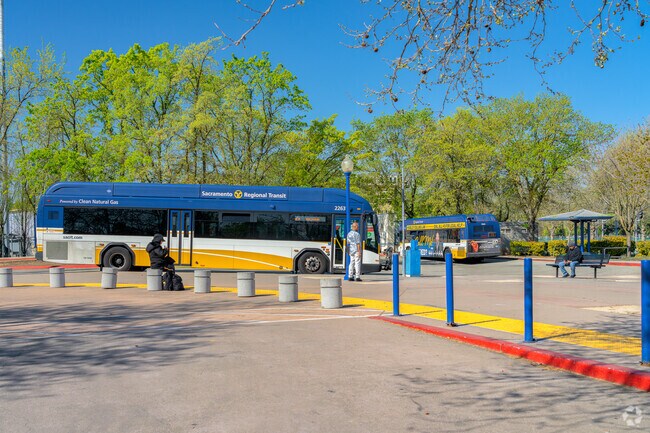 Brookside has a popular transit station for busses and the light rail.