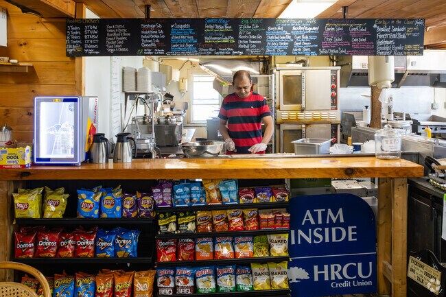 The New Durham General Store is a convenient stop for quick groceries and delicious made-to-order lunches.