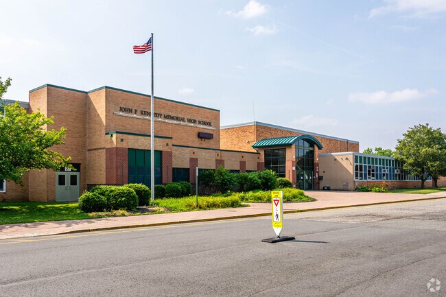 John F Kennedy Memorial High School offers the next step in education to the region's teens.