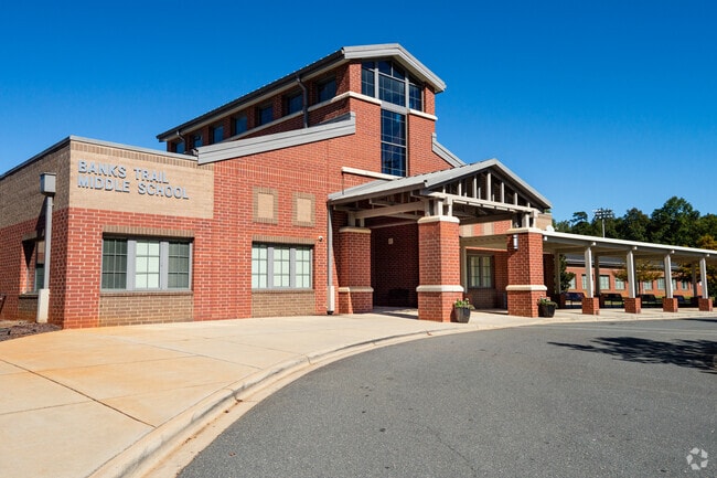 The Banks Trail Middle School in Fort Mill serves students in grades 6-8.