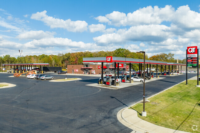 Gas stations like QuikTrip provide snacks and basics to Morgan.