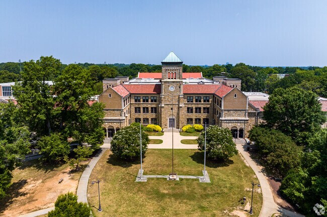 Needham B. Broughton High School on of Raleigh's oldest high schools in the Village District.