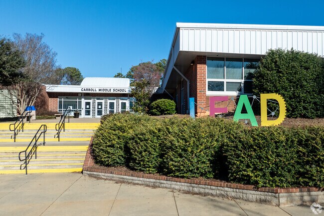 Carroll Middle is a magnet school located in Raleigh, NC.