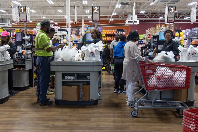 Breezeswept Estates supermarkets also carry Caribbean goods.