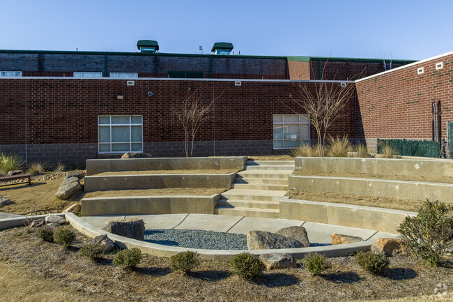 Outdoor learning amphitheater for Providence Spring Elementary School students.