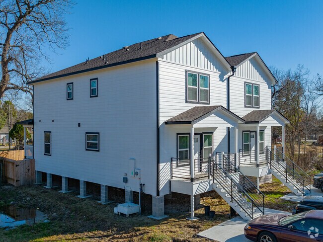 Modern homes in Fifth Ward.