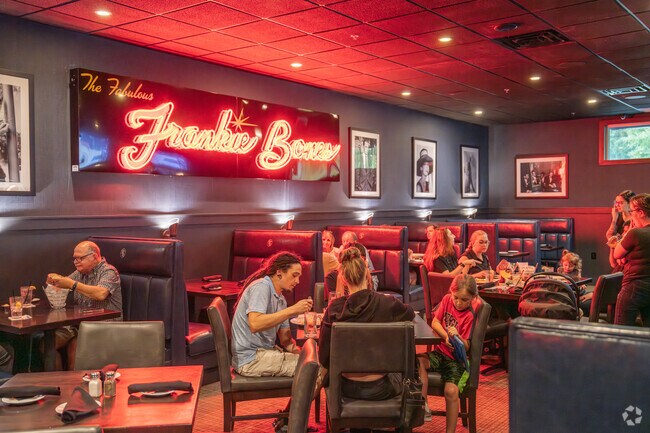You can dine in at Frankie Bones and enjoy classic American fares.