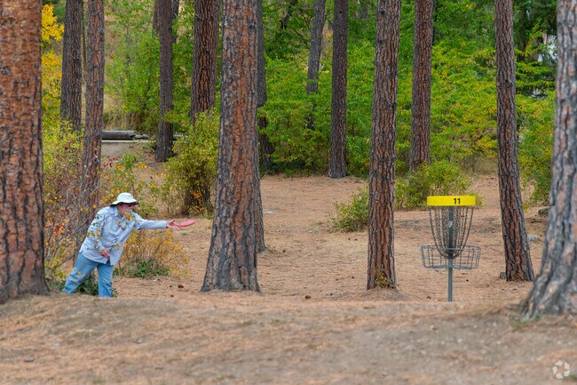 Corbin Park has an intense frisbee golf course that challenges even the best competitors.