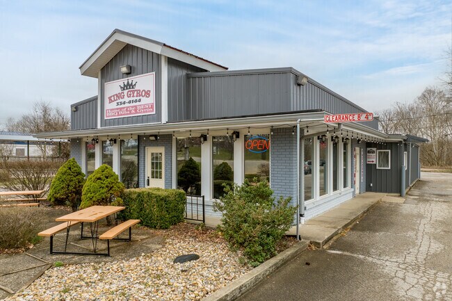 King Gyro is across from Bloomington High School in Winslow Farm.