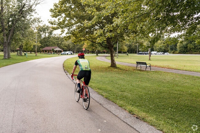 Ellicott Creek Park in Amherst can be used to practice racing your bike.