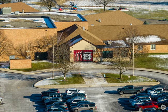 Randall Consolidated School houses public pre-K, elementary & middle school.