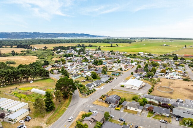 Enjoy the view of golden fields and open skies in Loleta.