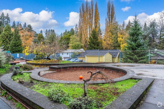 Sacajawea Elementary School sand box.