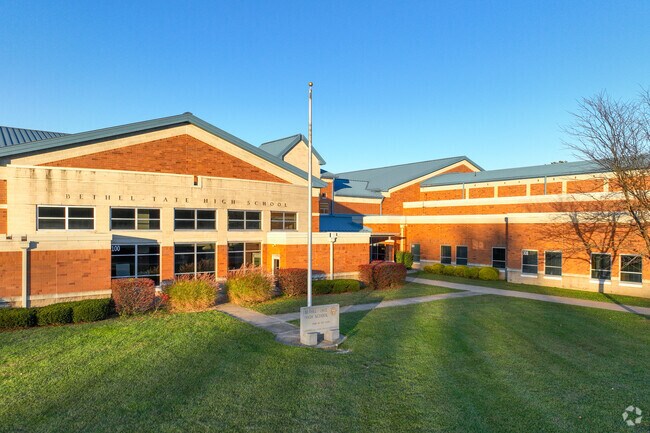 Bethel Tate High School has the largest educational complex in Bethel.