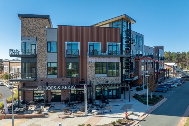 Chatham Park offers dining, retail and living to the residents od Pittsboro.